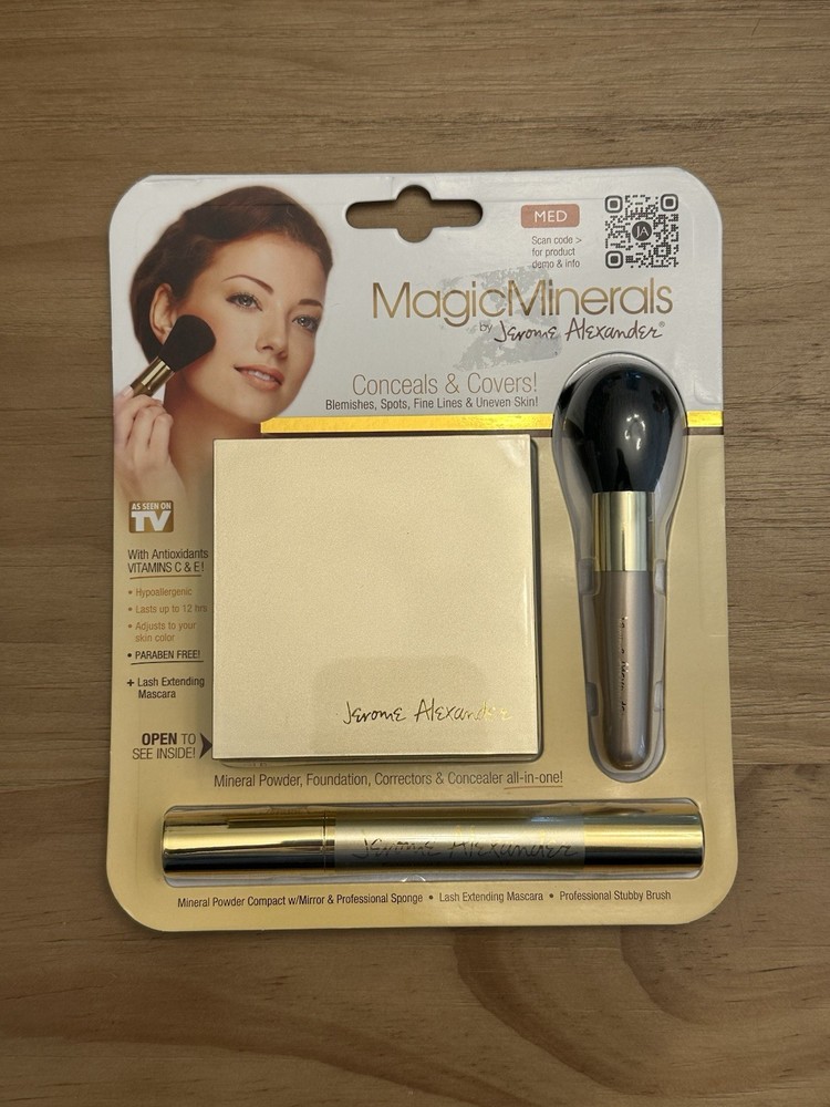 Jerome Alexander MagicMinerals Conceals & Covers Foundation & Mascara - Medium
