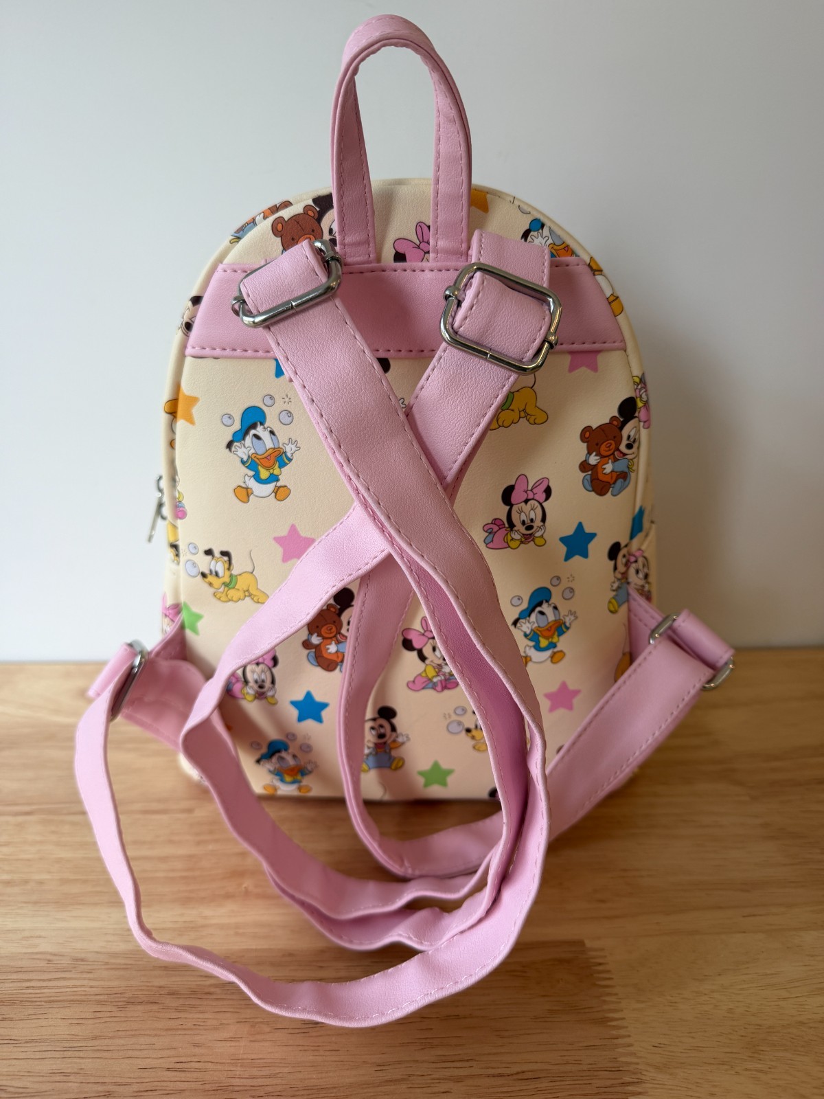 Loungefly Disney Baby Mickey Mouse Minnie Mouse Donald Pluto Mini Backpack VGC