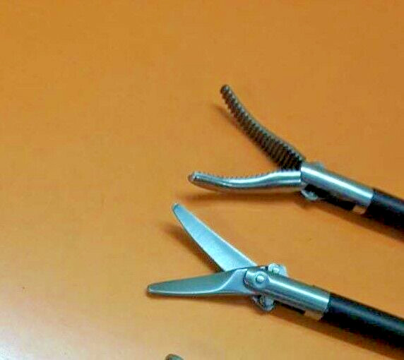 Laparoscopic Maryland Forceps Curved Scissors Laparoscopy Instruments 2 pc