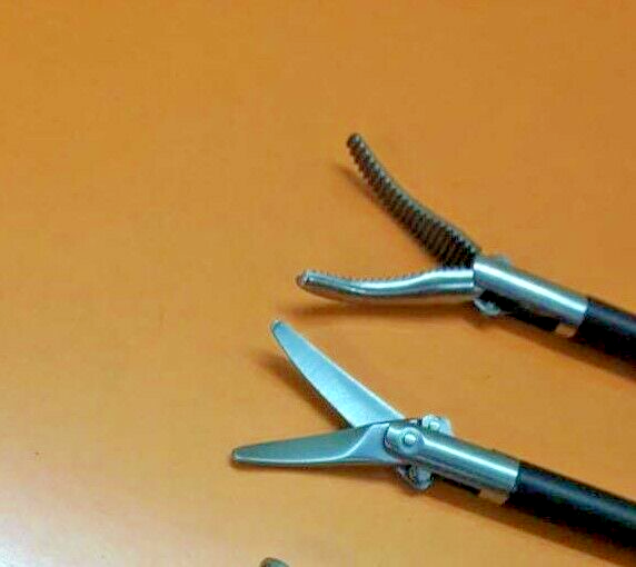 Laparoscopic Maryland Forceps Curved Scissors Laparoscopy Instruments 2 pc