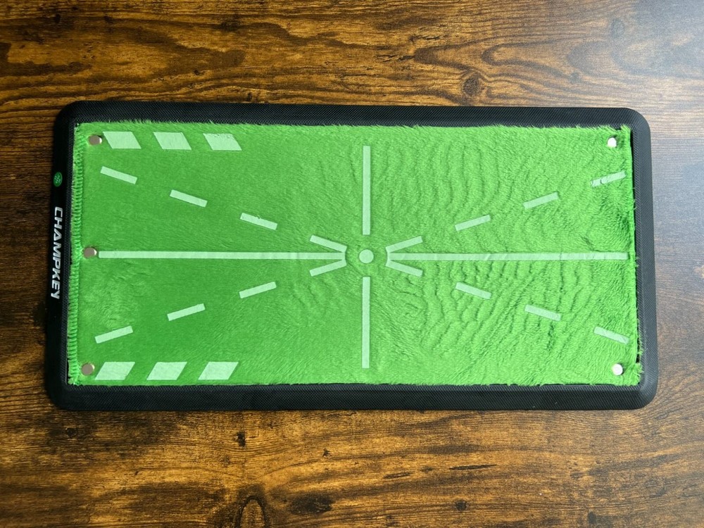 CHAMPKEY Premium Impact Golf Mat 1.0 Edition | Path Feedback Golf Practice Mat