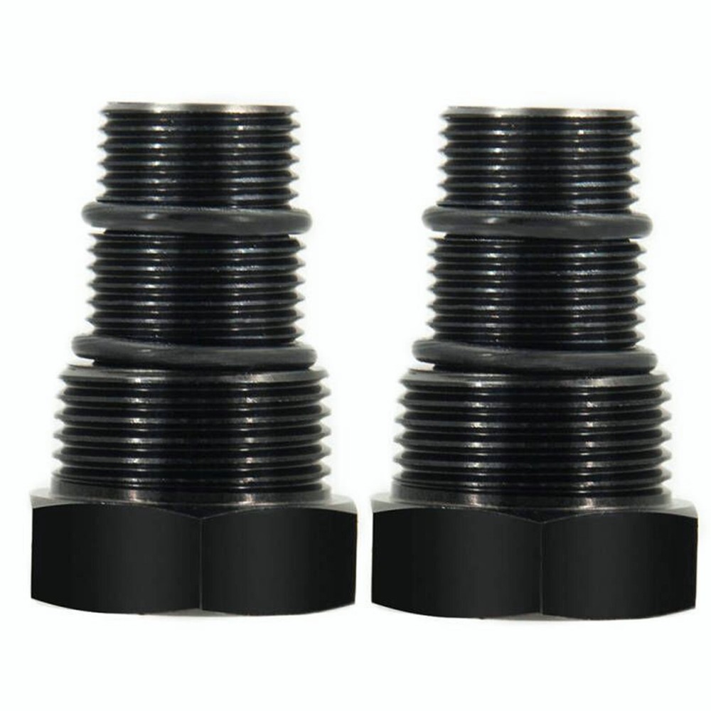 4PC Oil Filter Threaded Adapter 1/2"-28 NPT Auto Suppressor Oil Filter Adaptor