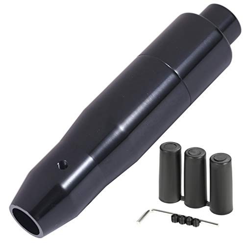 5" Long Weighted Gear Stick Shift Handle Automatic Push Button Shifter Black