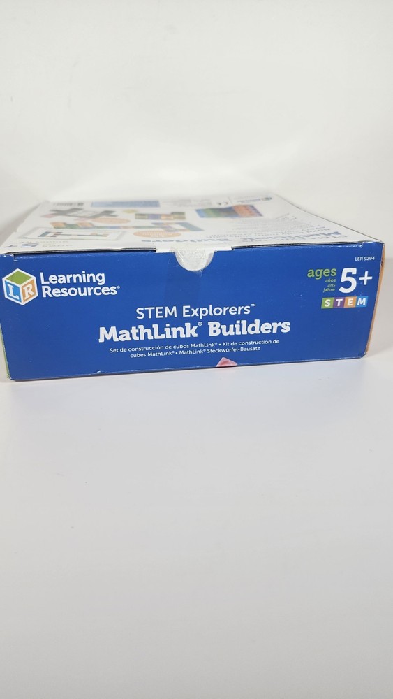 STEM Explorers Mathlink Builders Set 100 Linking Cubes Ages 5+ Learning Resource