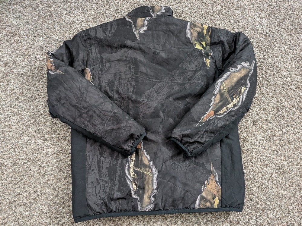 Field & Stream Reversible Camouflage And Black Mossy Oak Large Eclipse Coat