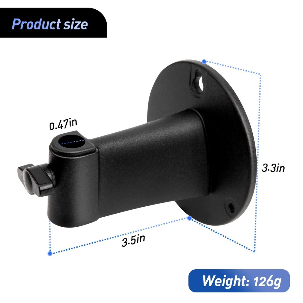 Microphone Wall Mount Boom Arm - Microphone Wall Mount for Mic holder,Horizontal