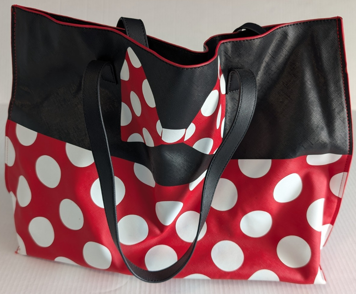 Minnie Mouse Disney Parks Reversible Tote with Mickey Mouse Clubhouse coin purse