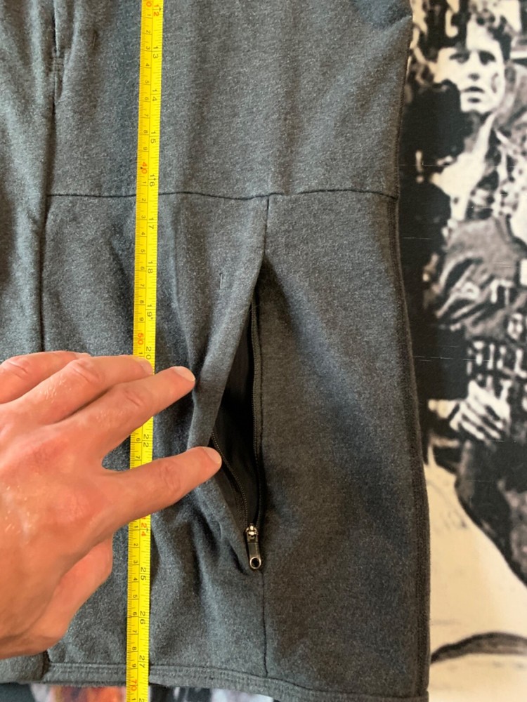 LuLu Lemon mens jacket full zip track jacket