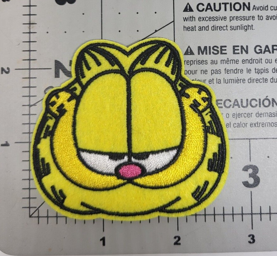 Garfield Cat Head Patch