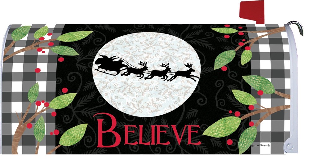 Moonlight Sleigh Mailbox Cover
