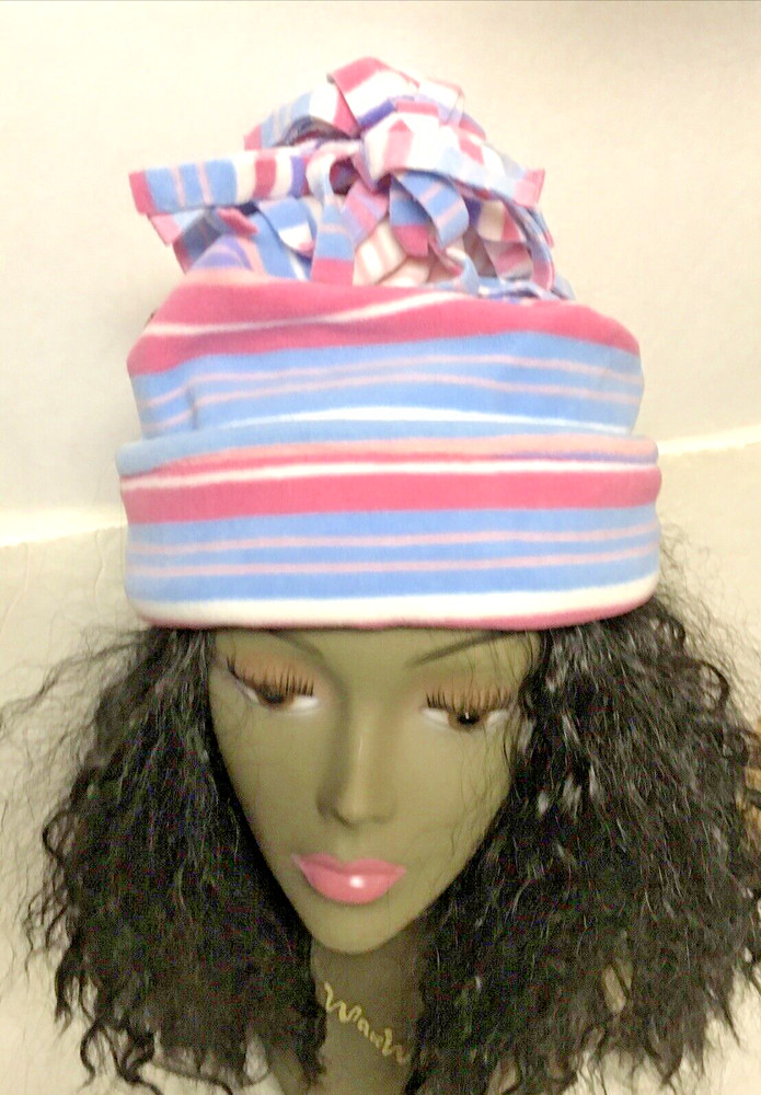 WINTER COLLECTION SET, HAT AND EAR WARMER STRIPE COLORS, WARM~ NWT,POLYESTER