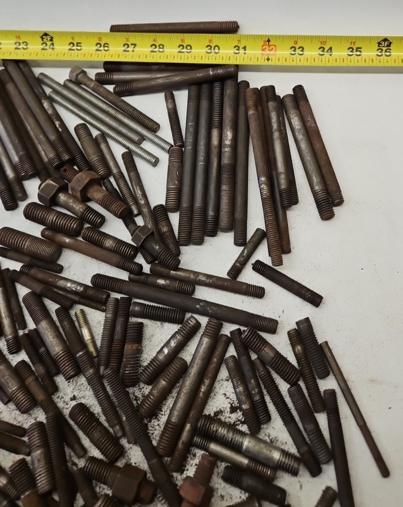 Stud Bolts Old Engine Steam Hit Miss