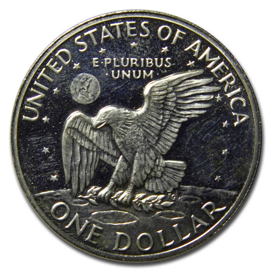 1971-1976 40% Silver Eisenhower Dollar (Off-Quality)