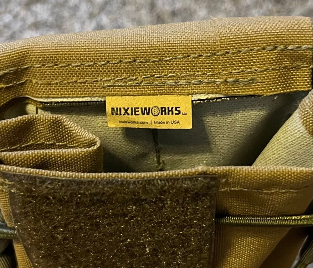 nixieworks Triple 556 mag pouch tan