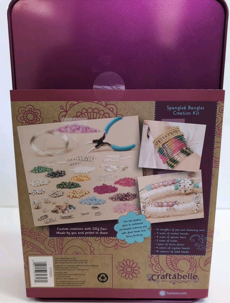 Craftabelle Spangled Bangles Deluxe Elegant Creation Kit 17 projects New
