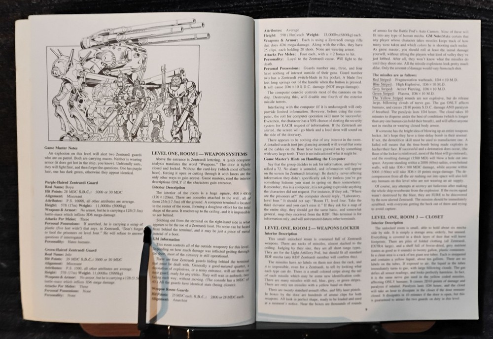 Robotech RPG Adventures: Ghost Ship (1988) Palladium Books Space Module