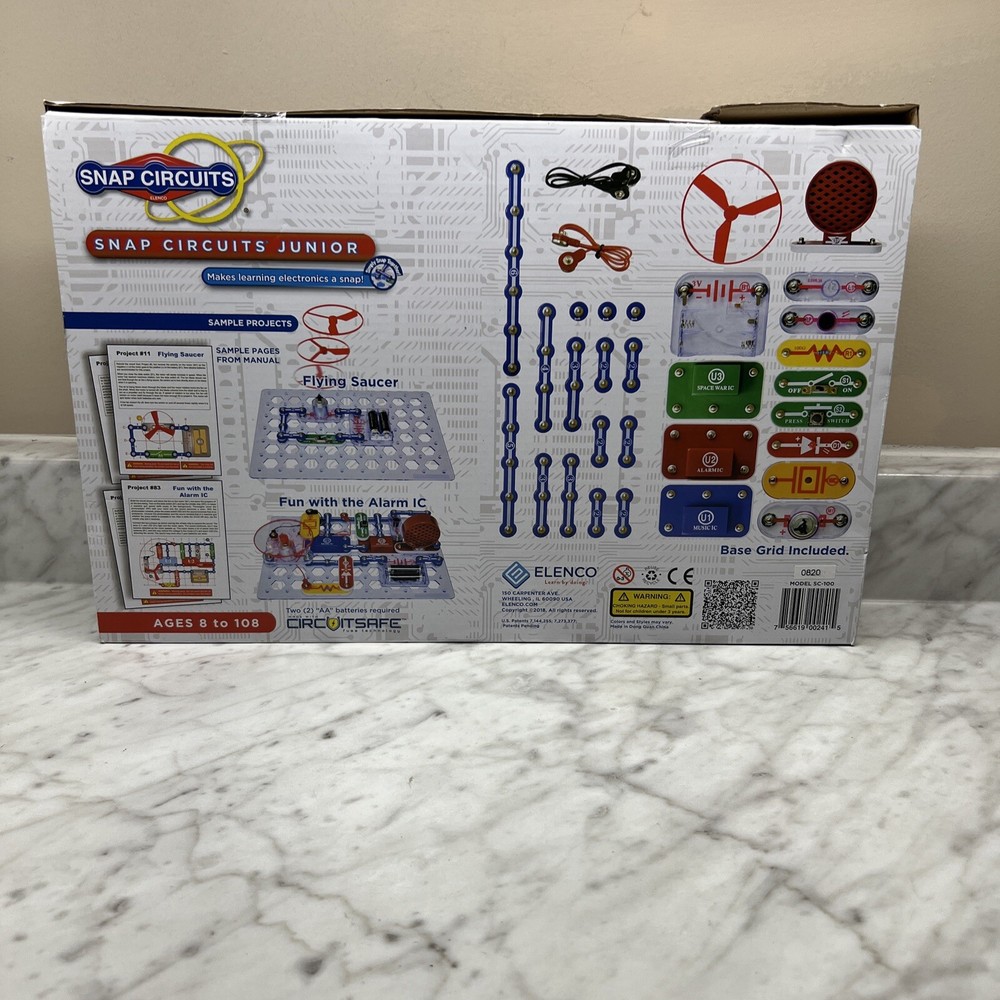 ELENCO Snap Circuits Jr.� 100 Experiments Electronics Discovery Kit