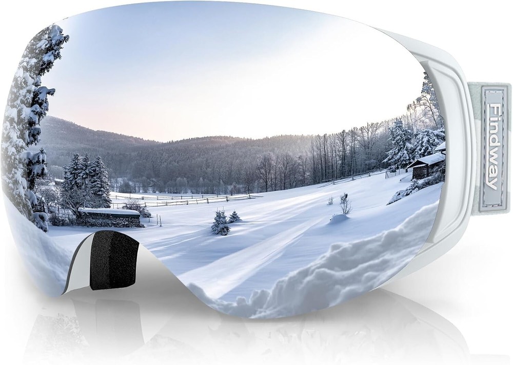 Panoramic Dual Lens Ski Goggles with Interchangeable Features for Optimal Vision