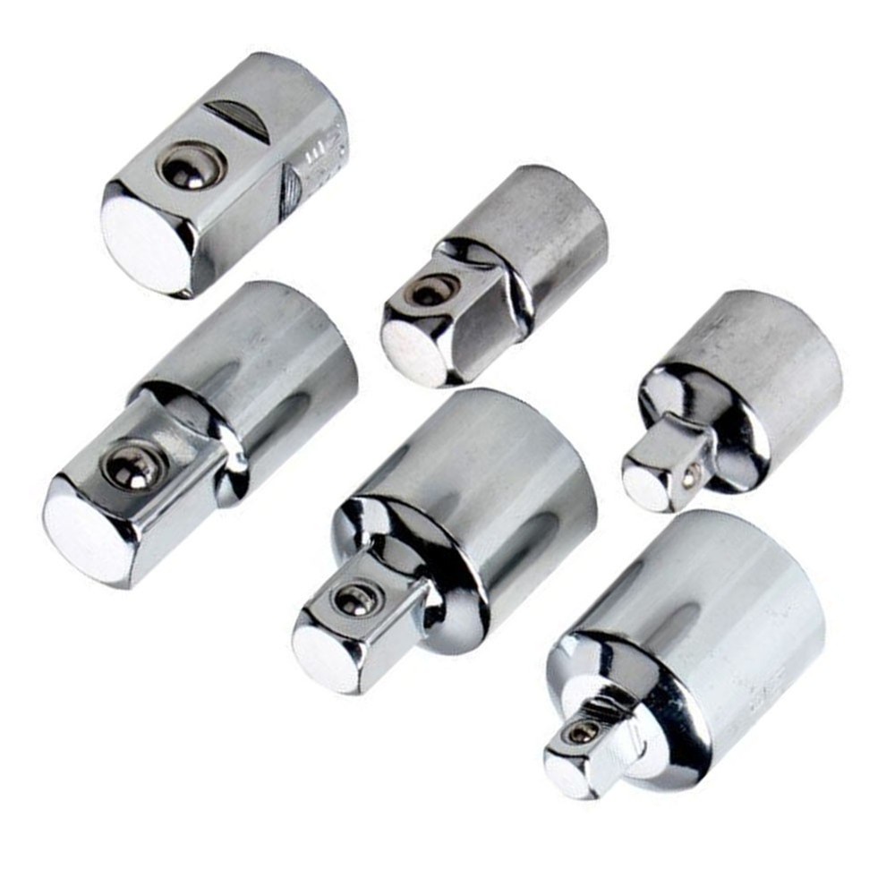 Efficient Ratchet Wrench Adapter Convert Sizes Seamlessly 6 Piece Sleeve Set