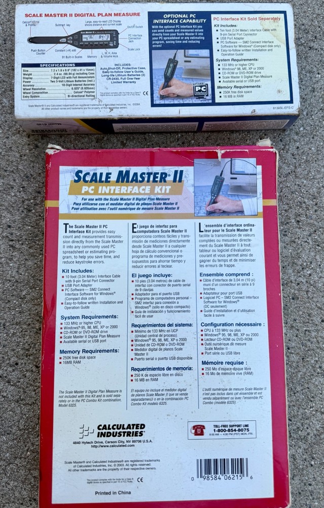 Scale Master II Digital Plan Measuring System, Complete