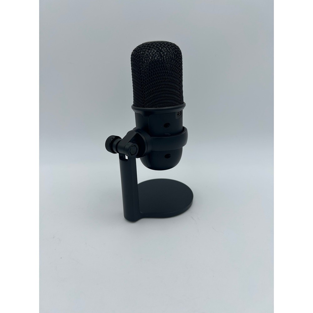 HyperX SoloCast USB Condenser Microphone Black – Plug & Play PC Mac Streaming