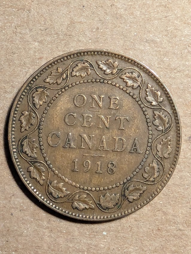 1918 Canada Large Cent