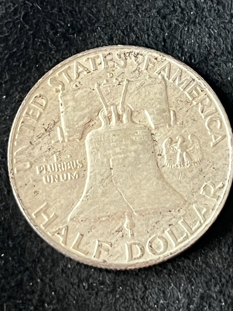 1959 Denver Franklin Half Dollar 90% Silver Circulated