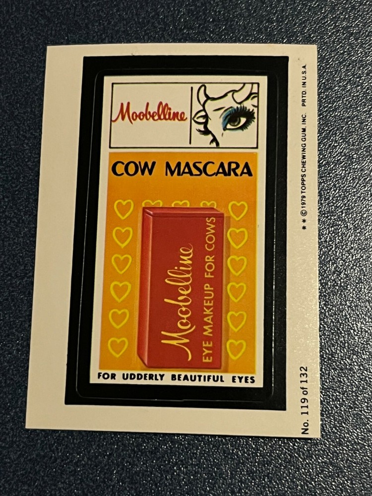 1979 Wacky Packages 2nd Series Rerun Complete Your Set U PICK