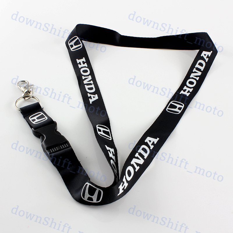 BLACK Lanyard For Honda Accord Civic Cell Phone Key Chain Strap Quick Release