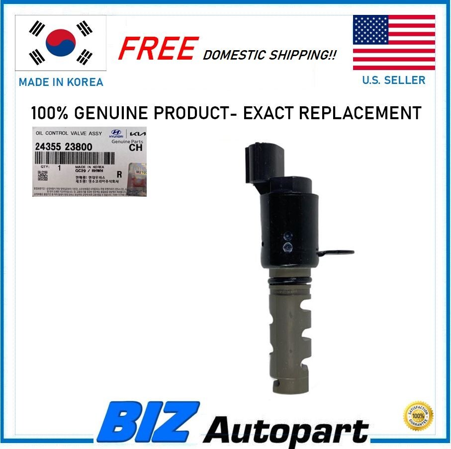 GENUINE ! VVT SOLENOID FOR 2002-2014 ELANTRA TUCSON SOUL SPECTRA # 24355-23800