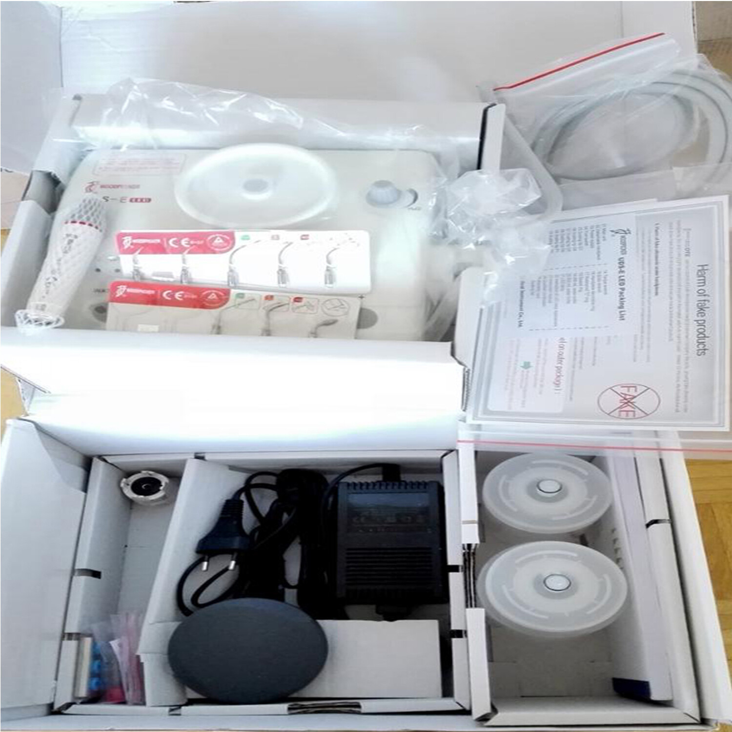 Original Woodpecker UDS-E LED Dental Ultrasonic Piezo Scaler Handpiece 110V