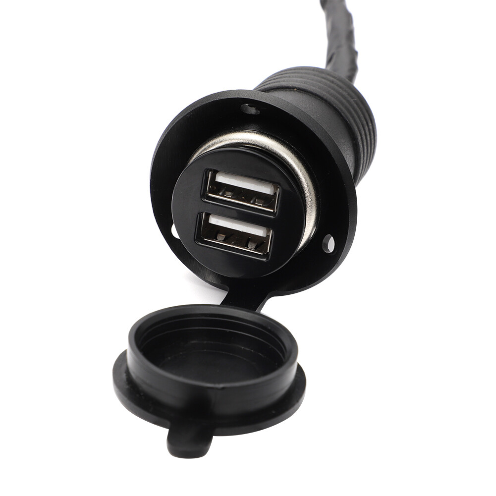 Dual USB Accessory Outlet Socket Power For Honda CRF300L CRF250L Rally 17 on US