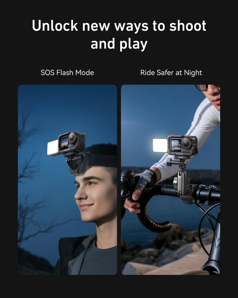Magnetic Quick Release Fill Light Vlogging Light For DJI Osmo Action 5 Pro/4/3