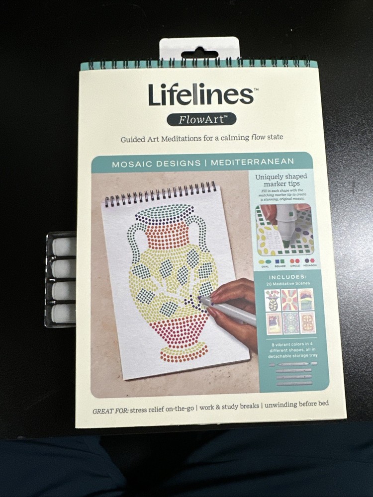 🥥 Lifelines FlowArt Mosaic Designs Mediterranean🆕