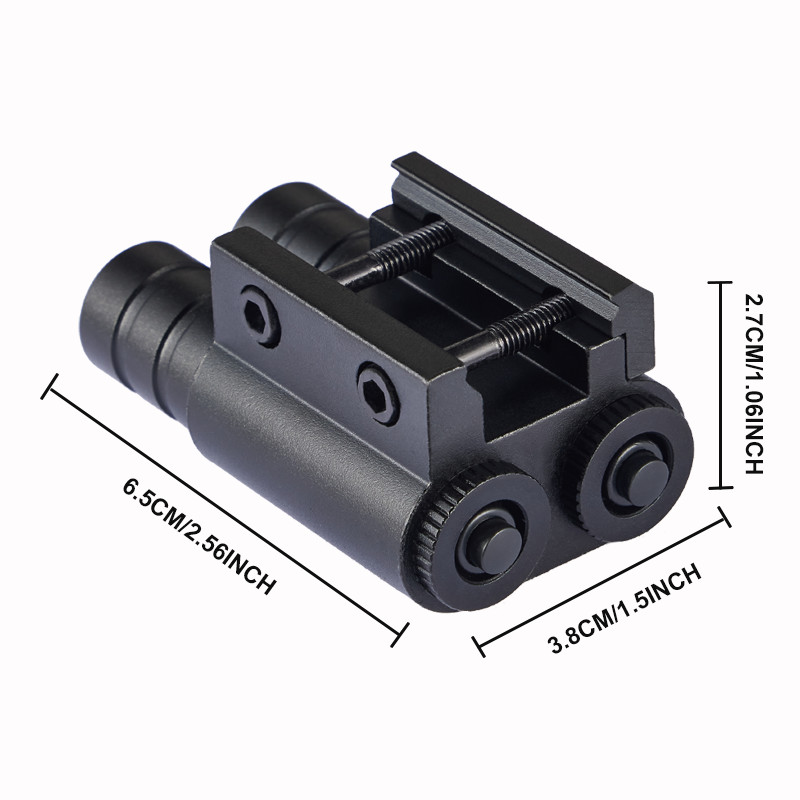 Mini Green Laser Dot Sight Combo with Flashlight & 20mm Picatinny Mount