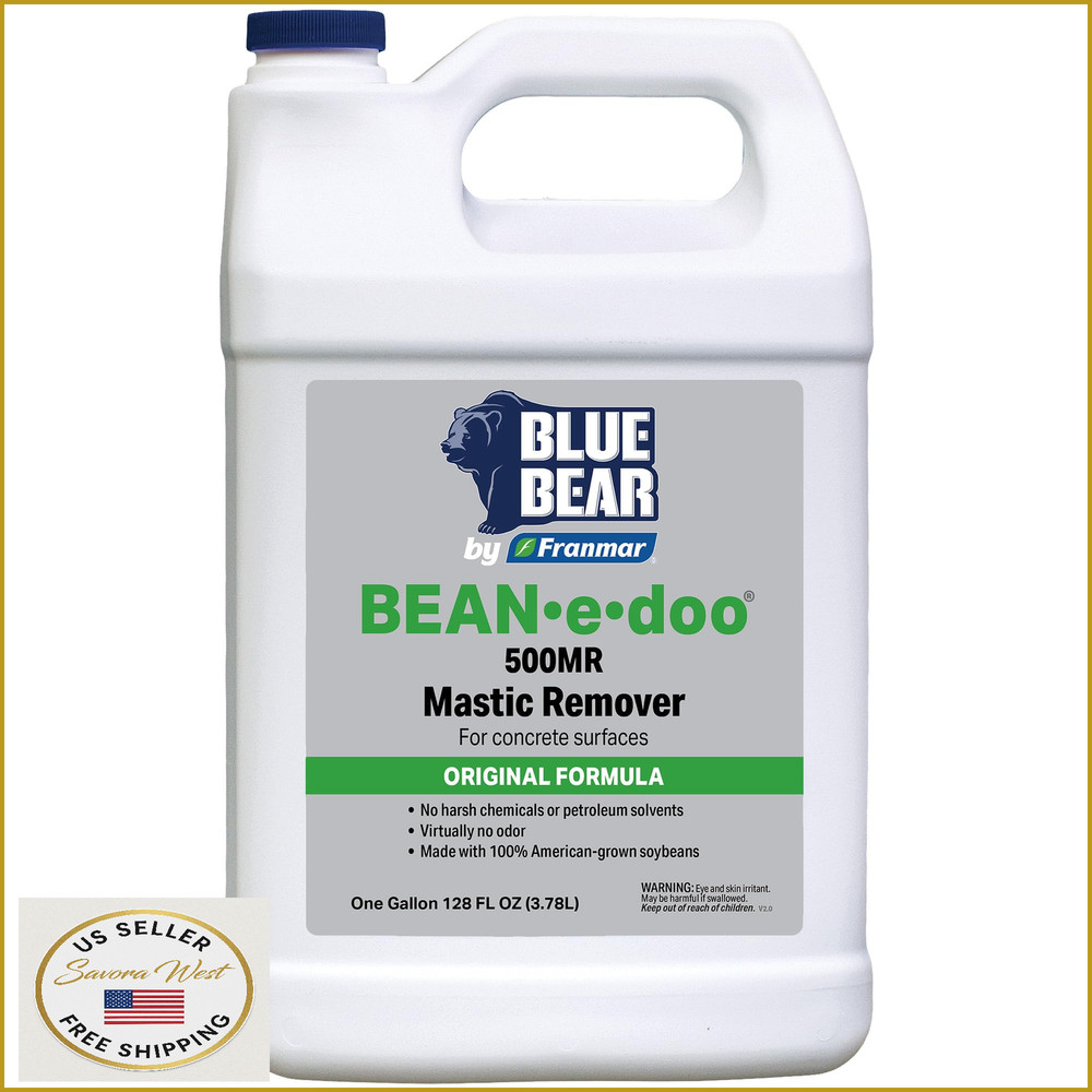 BLUE BEAR 500MR BEAN-e-doo Mastic Remover - Soy-Based Adhesive 1 Gallon
