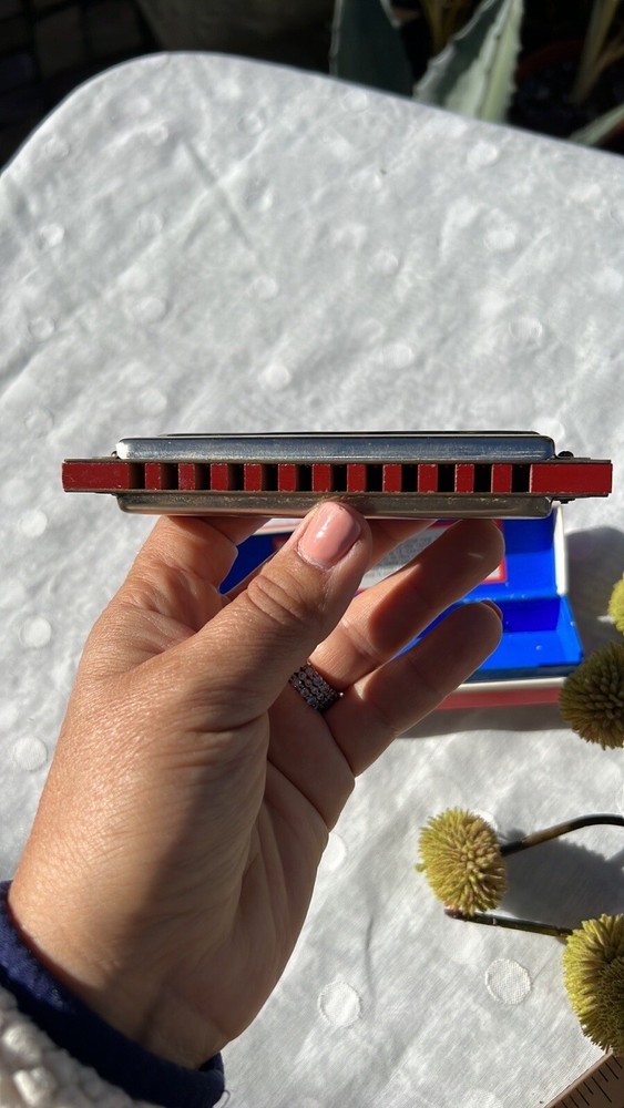 VINTAGE MOHNER HARMONICA IN BOX.