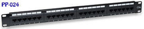 24 Port CAT5e Ethernet Network RackMount Patch Panel -  Intellinet 513555