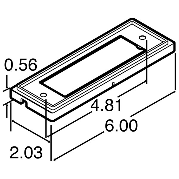 Truck-Lite 21720 Super 21, Bracket Mount, 21 Series Lights, Rectangular, White
