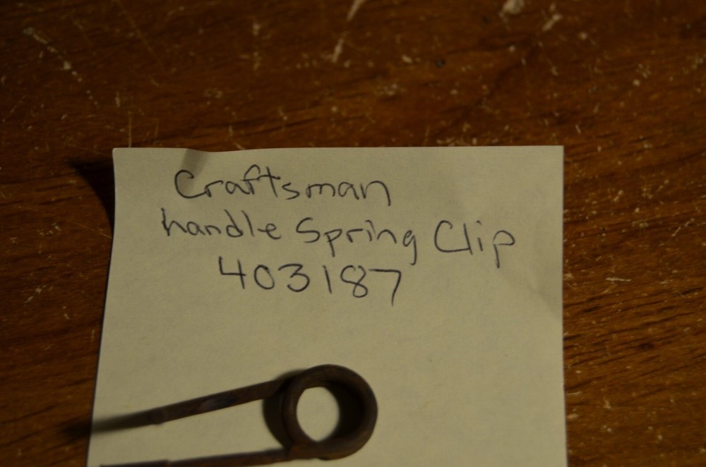 Craftsman 403187 Spring Clip
