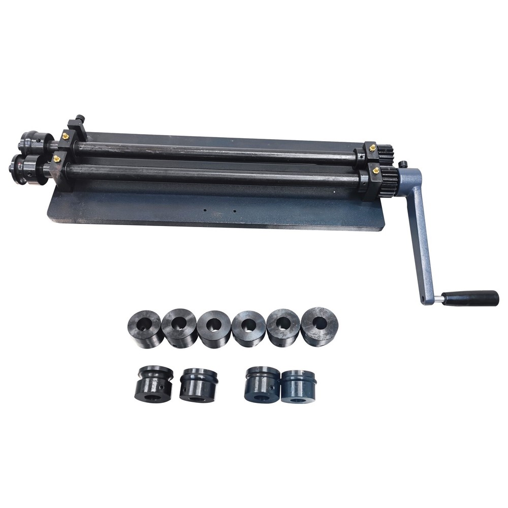 Hand Winding Machine Metal Bead Roller Create Channels Forming Machine 6 Rollers