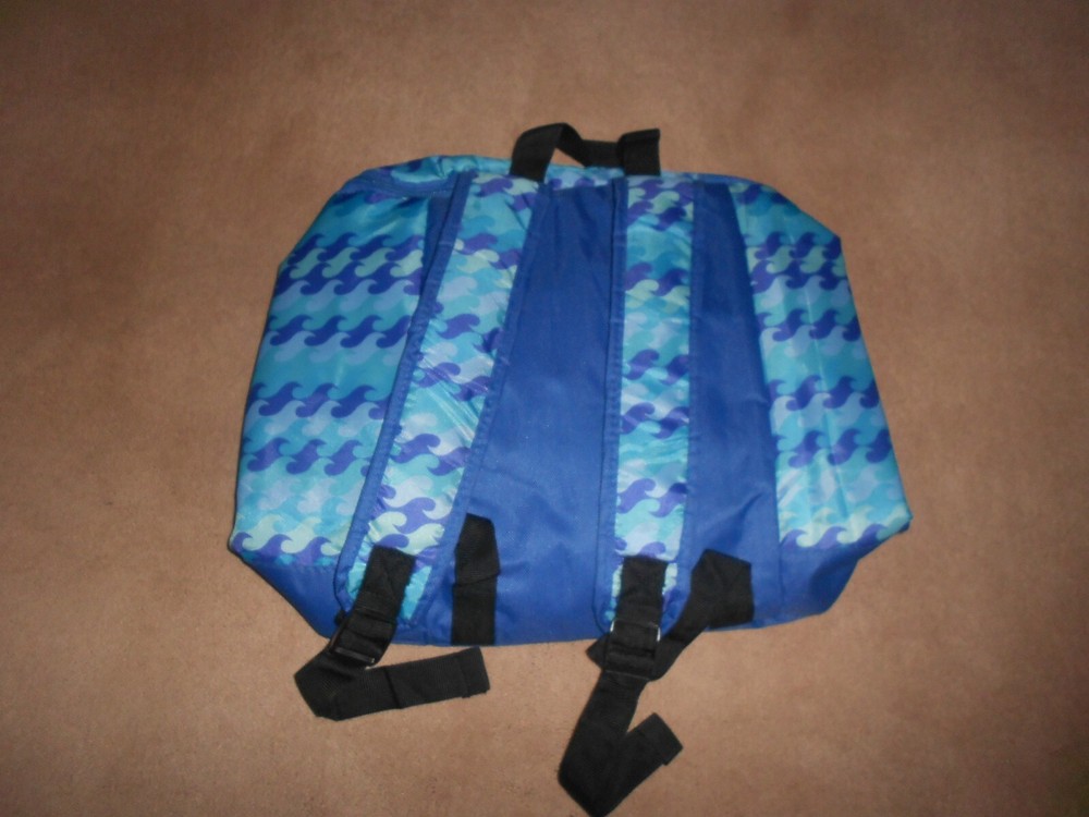 NEW, COOLER BACKPACK, OCEAN WAVES