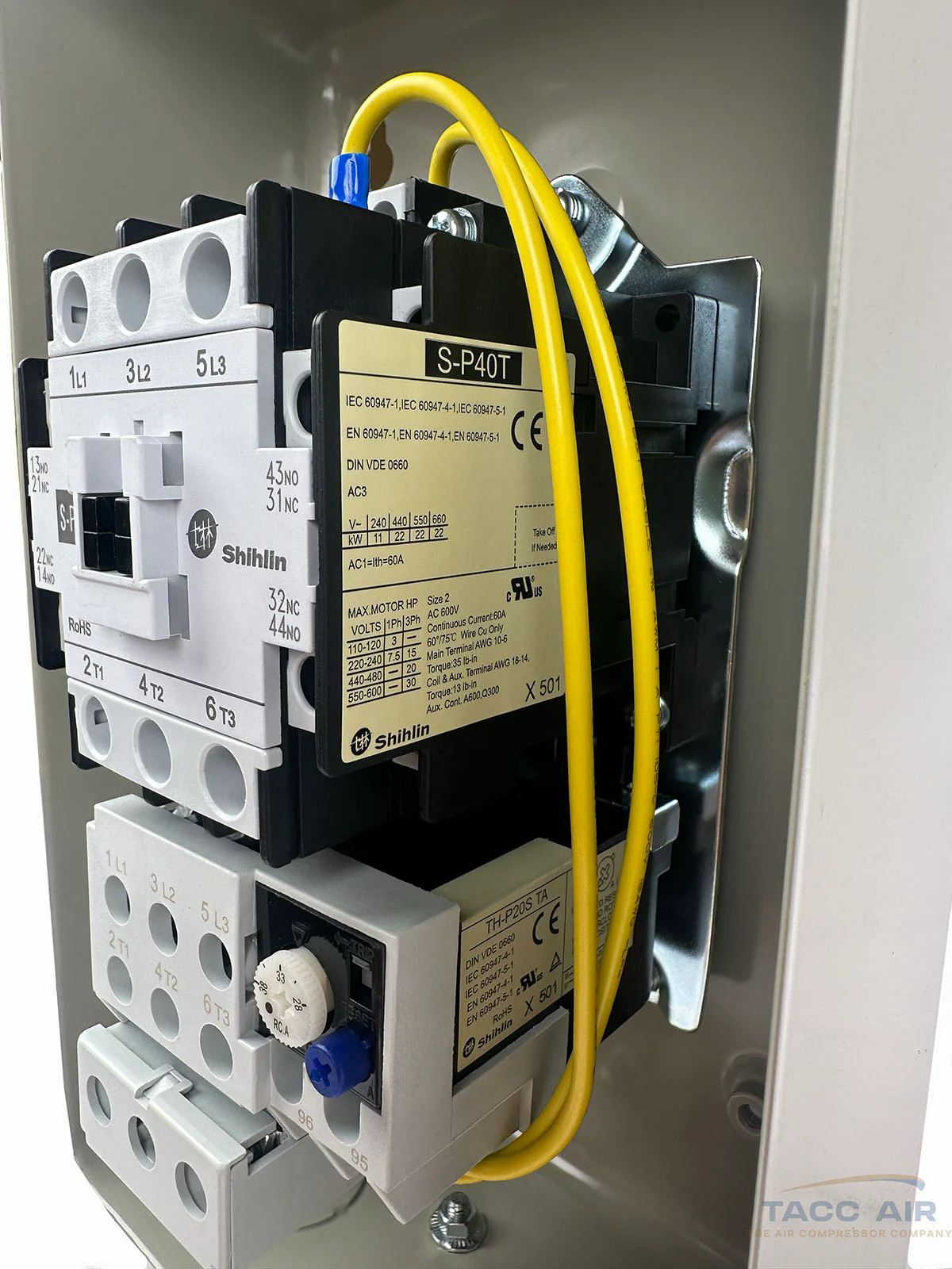 10 HP Three Phase Magnetic Starter Motor Control Switch Box 208 - 240 Volt 3 PH