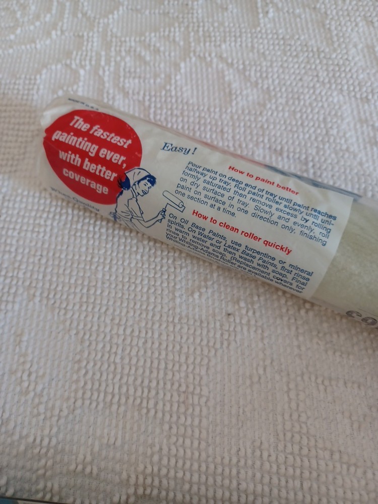 WA Painter Roller 2 Refills Smooth Surface Mohair Vintage