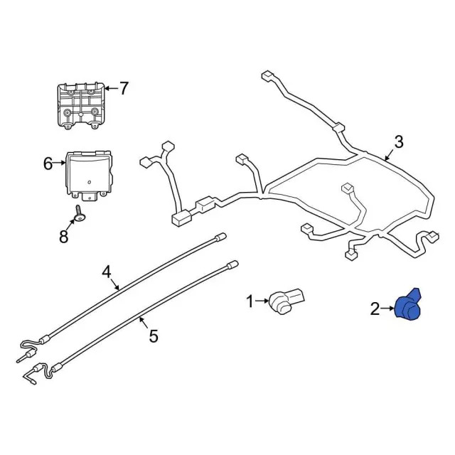 Genuine Ford Sensor KU5Z15K859AAPTM