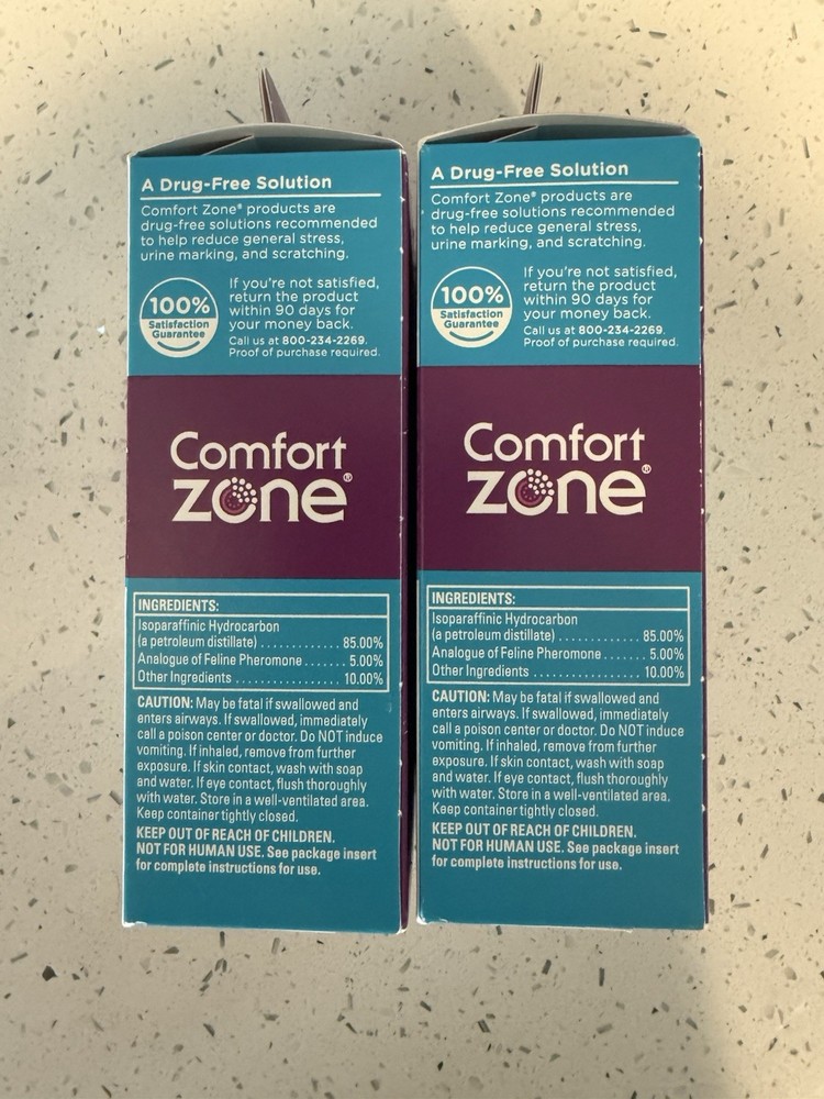 Comfort Zone Single And Multi Cat Calming Refill. 2 Refill Tubes Total!