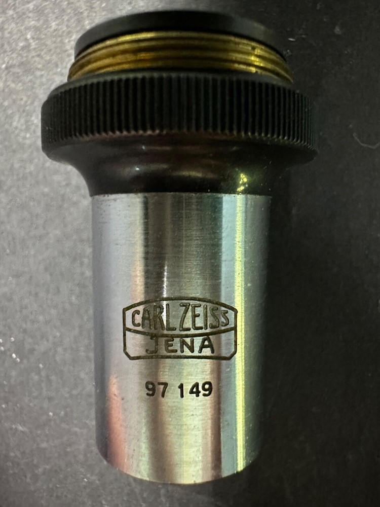 Vintage Carl Zeiss Jena Microscope Objective X40