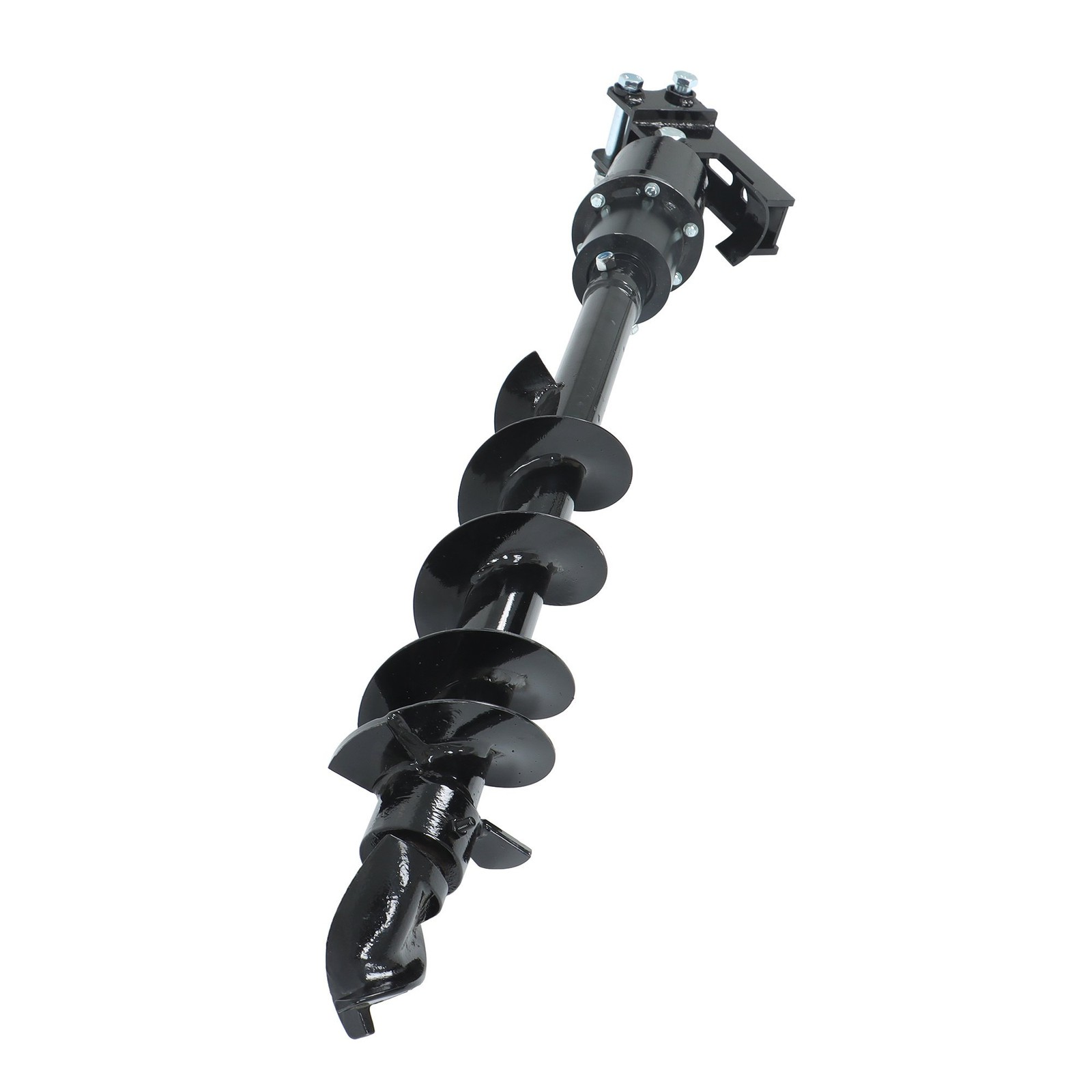 150mm 5.9in Auger Drill Attachment with Hoses for Mini Excavator