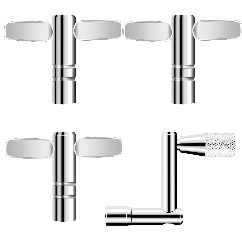 Drum Keys 3-Pack Universal Drum Tuning Key with Continuous Motion Speed Key