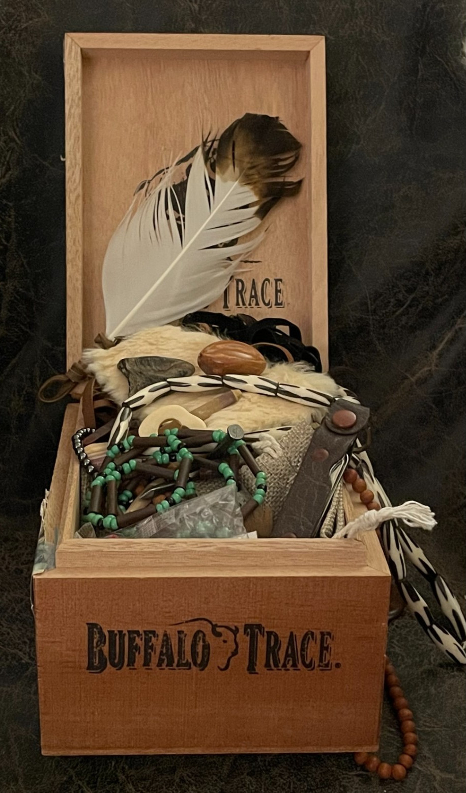 TREASURE BOX OF CRAFTS-FOR NATIVE AMERICAN-MOUNTAIN MAN-MUST READ-SEE ALL PHOTOS